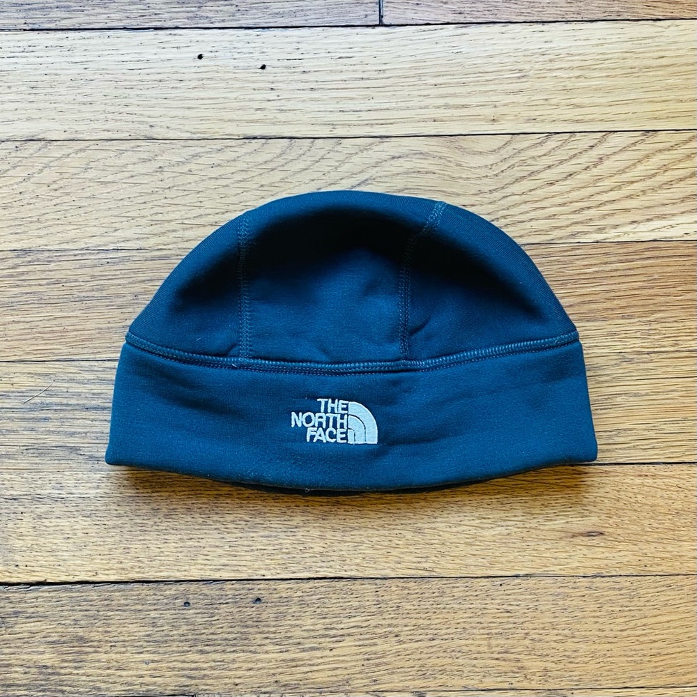 The North Face Dark Grey Fleece Beanie Hat